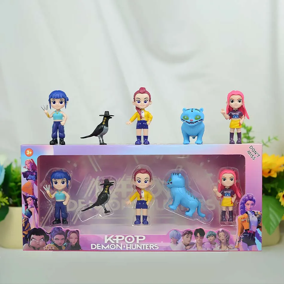 مبيعات ساخنة لعام 2026 مجموعة شخصيات كيبوب ديفيل هنتر رومي زوي ميرا أنيمي بولي فينيل كلوريد مجموعة حلي سطح المكتب للأطفال السنة الجديدة #6