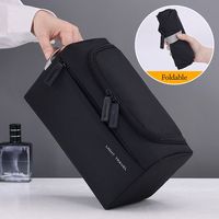 3-in-1 Travel Toiletry Bag Oxford Cloth Large-Capacity Toiletry Organizer Kit Lightweight Makeup Bag Makeup Organizer Business