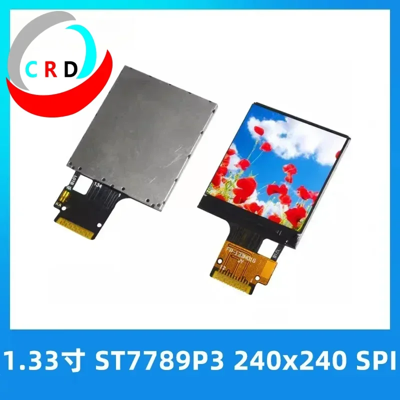 Changruida 1.33 นิ้วหน้าจอ TFT LCD 240x240LCD ขนาดเล็กขนาด ST7789 serial SPI หน้าจอสีเต็มรูปแบบจอแสดงผล tft จอแสดงผล oled