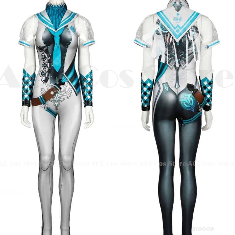 Game Project Stellar Cosplay Blade Eve Costume Women Adult Clothes Jumpsuit Shawl Halloween Carnival Battle Bodysuit Outfit