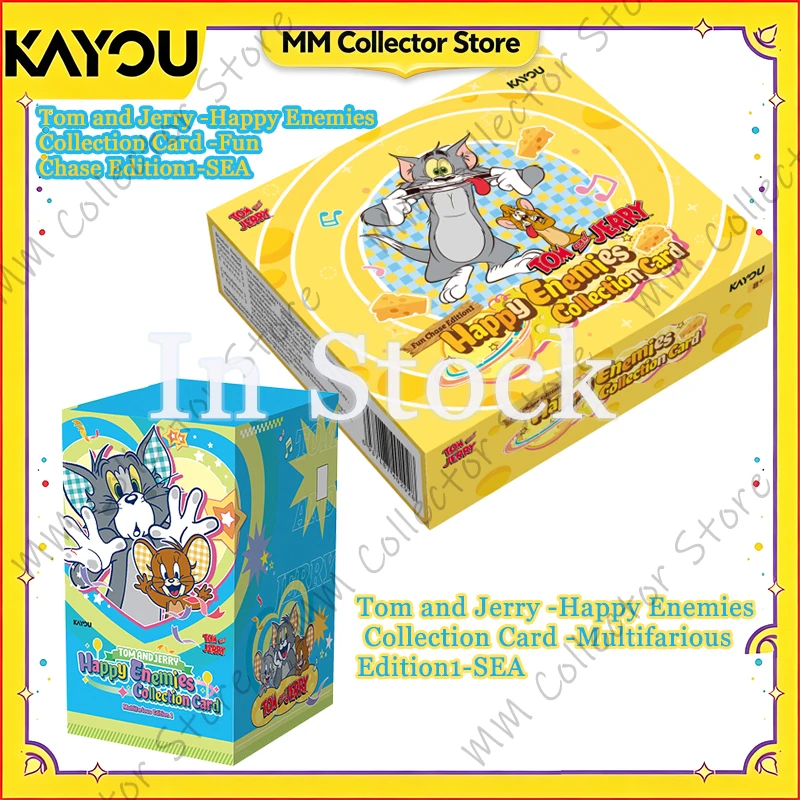 kayou-tom-and-jerry-happy-enemies-collection-card-multifarious-fun-chase-edition1-series-english-version-collection-cards