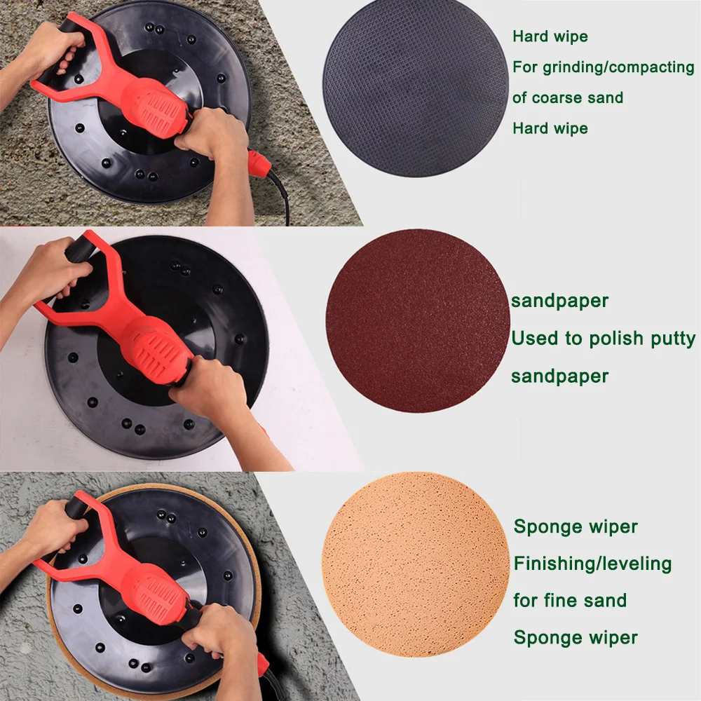 New Electric Concrete Epoxy Cement Mortar Trowel Masons Plastering Bucket Trowel Tool Wall Smoothing Polishing machine save time