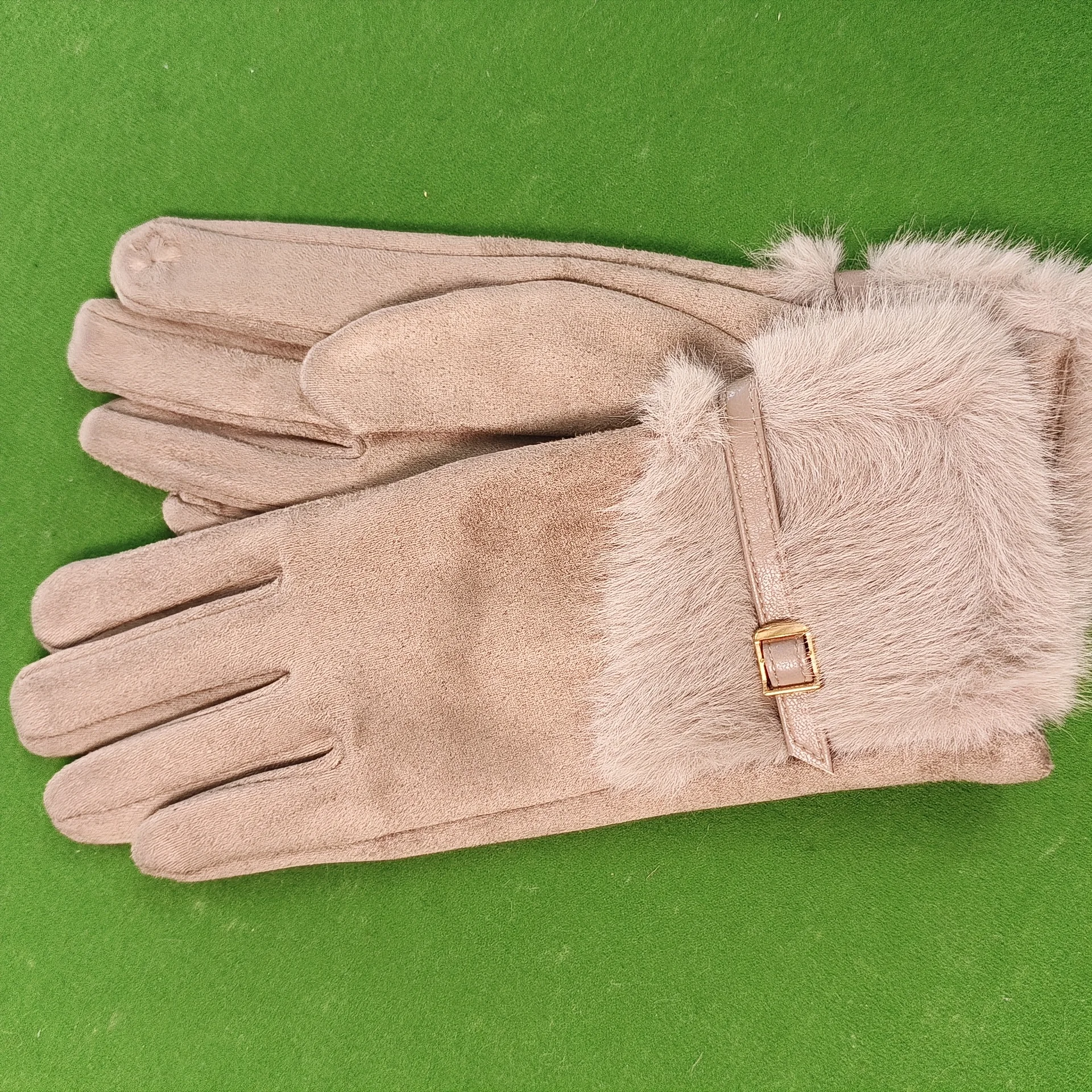 Big Mouthed Leder-Clip-Touchscreen-Handschuhe für die Winterisolierung und Wärme. Handschuhe für Outdoor-Bekleidung zum Warmhalten