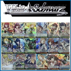 9PC/Set anime Weiss Schwarz DIY ACG Yuzuriha Inori Yuuki Asuna Misaka Mikoto Boy Games Toys Christmas Birthday Gifts