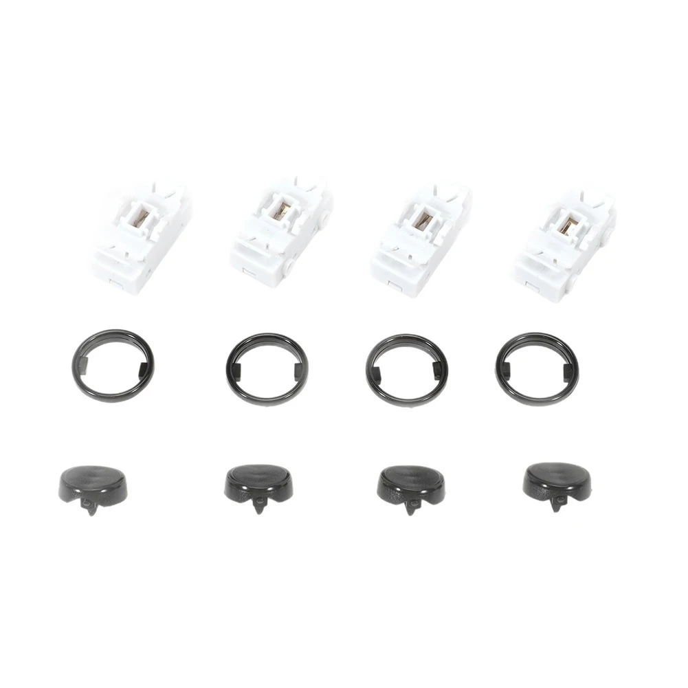 Rocker Switch Set 4pcs for Under Lamp Use Compatible with BJB 43.409 For Kitchen Lighting Fixtures Easy Installation