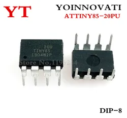 2PCS ATTINY85-20PU ATTINY85 20PU ATTINY85- 20 ATTINY85  DIP  Best quality