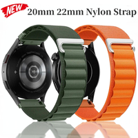 20mm 22mm Nylon Alpine Strap for Samsung Watch 7 6 5 Classic Bracelet Wristband for Huawei Watch 4/3/GT4-3 Pro Amazfit GTR Band