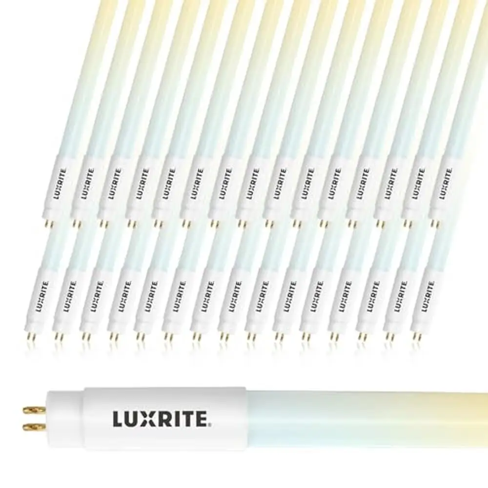 LED Tube Light 4FT 24W=54W 30-Pack 4 Color Switch 3500K 4000K 5000K 6500K Single/Double End Powered