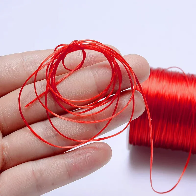 24colors DIY Strong Stretchy Thread Cords Fishing Lines Beading String Stretchable Thread Elastic Crystal Jewelry Cord 100M