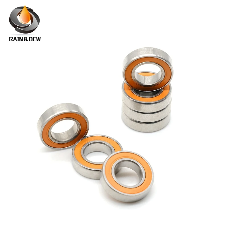 10 sztuk S6701RS CB 12x18x4mm ABEC-7 hybrydowe ceramiczne łożysko kulkowe ze stali nierdzewnej S6701 6701RS 2RS