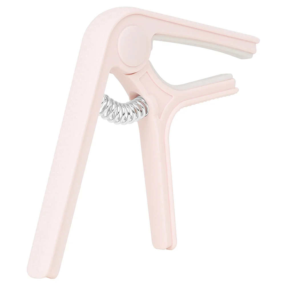 

Protection Plastic Silicone Protective Guitar Ukulele Universal Capo Clip with Anti-slip Points Man Tuner Part