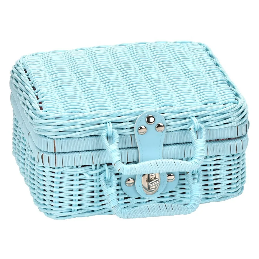 Children Play House Toys Fun Outdoor Picnic Camping Toys Set Handheld Basket Coffee Ice Cream Cake Food Play Toys 30/43Pcs Set