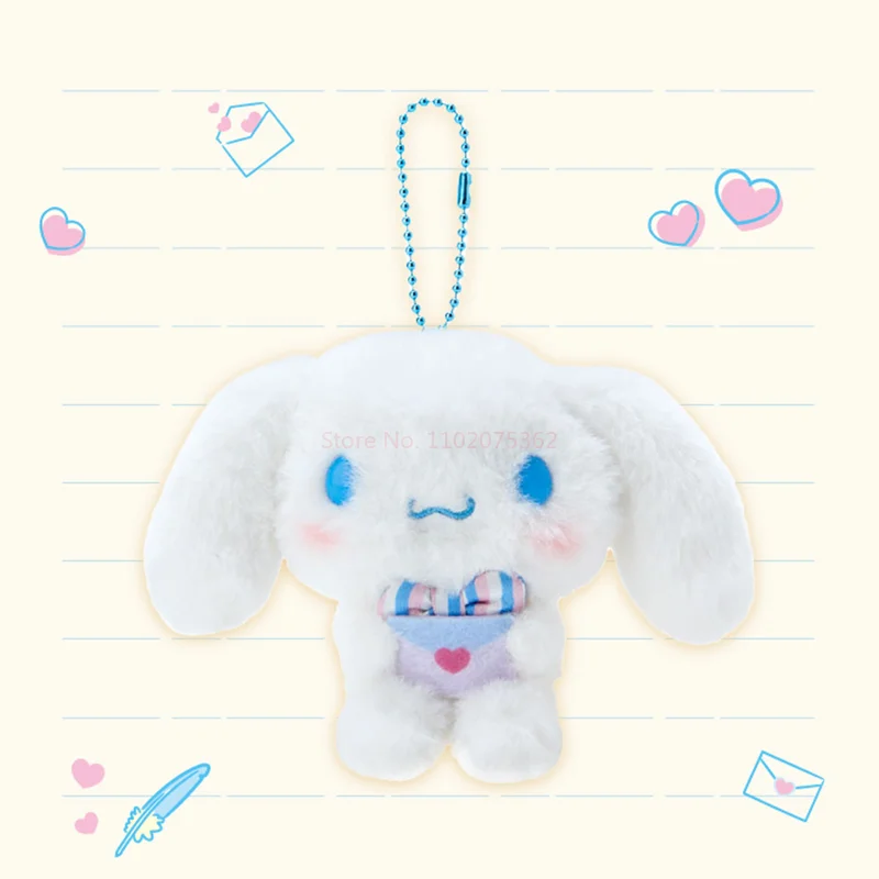 Sanrio Cinnamoroll Love Letter Series peluche Doll Kawaii ciondolo borsa portatile per cellulare Cartoon Doll Toy Girl regali di compleanno