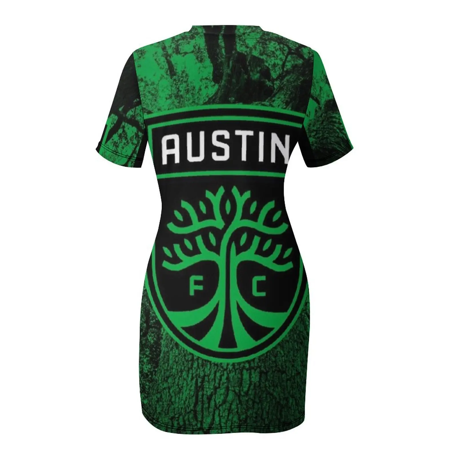 Austin-FC Short Sleeved Dress dress women elegant luxury women's clothing korea stylish Dress