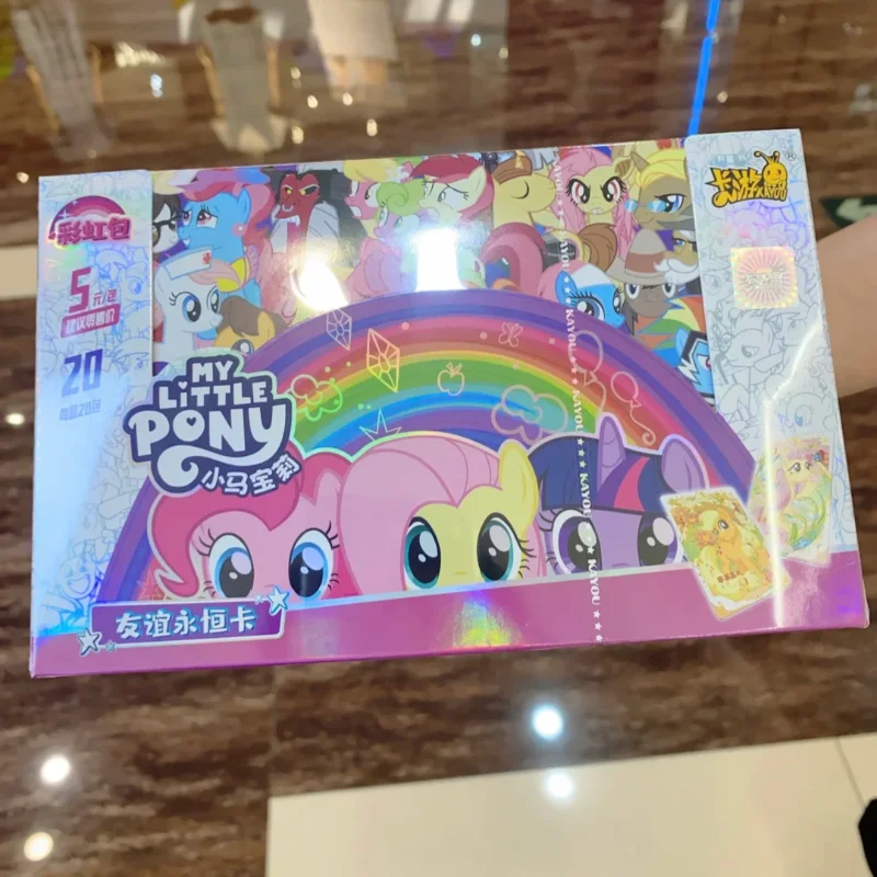 KAYOU My Little Pony:Friendship Is Magic Cards Anime Cute Funny Party Friendship Eternal Huiyue Pack Collectible Card Gifts Toys