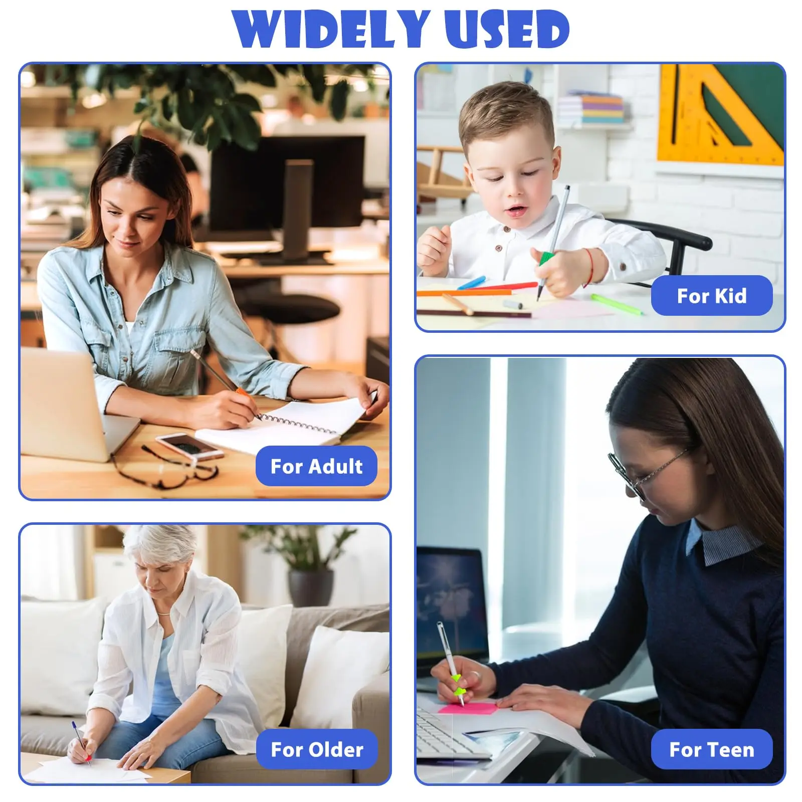 Conjunto de canetas de alívio do estresse brinquedo conjunto de canetas de pelúcia de seda de silicone libera pressão, espremere criativamente, novo brinquedo de alívio do estresse das crianças