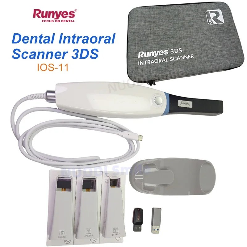 ماسح ضوئي ثلاثي الأبعاد للأسنان داخل الفم لون حقيقي USB Runyes 3.0 Pro نظام الانطباع الرقمي للأسنان لاستعادة تقويم الأسنان #1