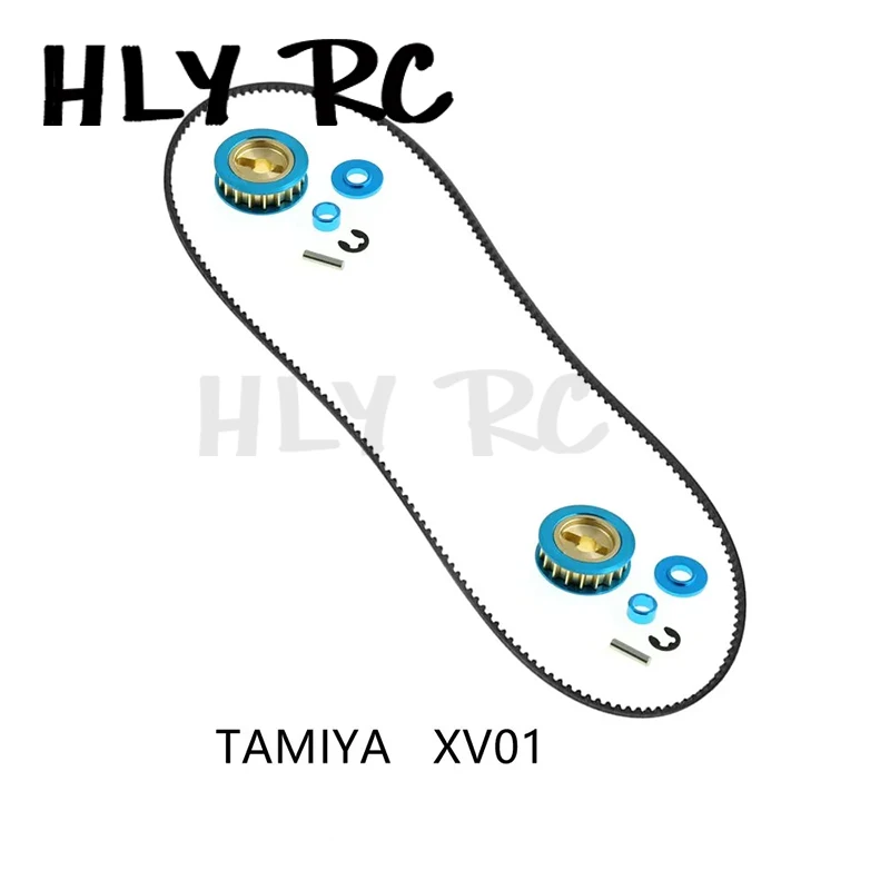 TAMIYA XV01 XV02 TA06 Stop aluminium 18T Przekładnia z paskiem 54450 do samochodu RC XV-01 XV-02 TA-06