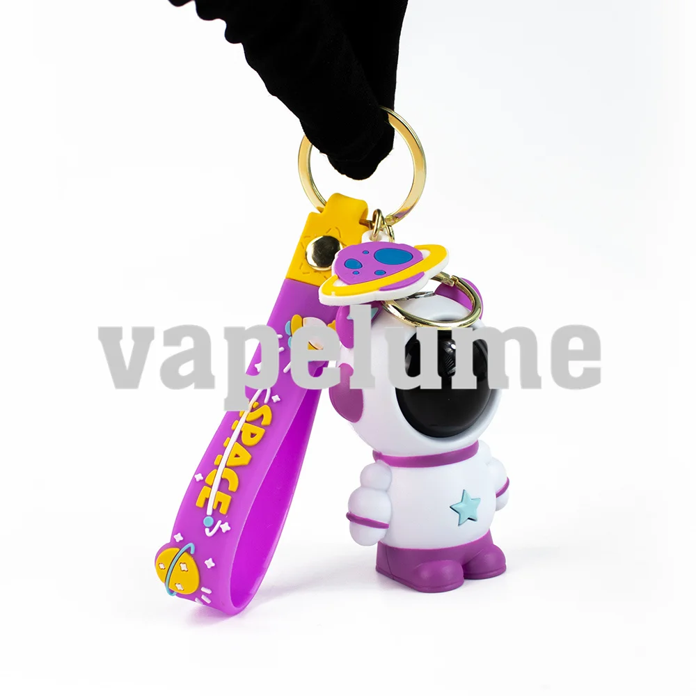 1PC Spaceman Rechargable Battery 510 Threaded Cart Base Preheat Pen with Screen 3 Levels Pods Key Chain Lobster Clasp Gift Set