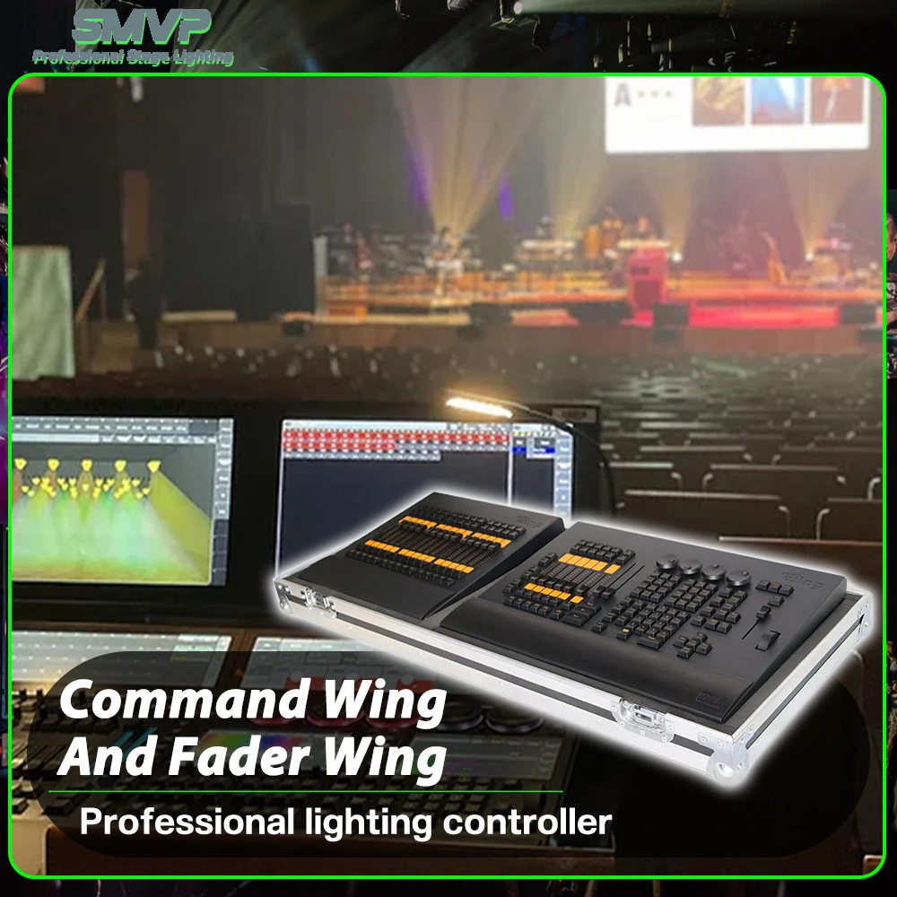 

Новый командный контроллер Wing и Fader Wing, контроллер сценического освещения DMX с комбинированным кейсом для диско-диджея, диско, ночного клуба, бара