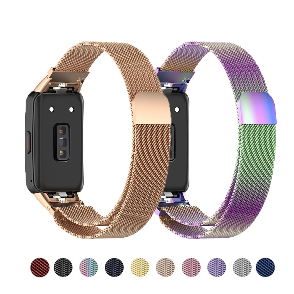 

Magnetic Loop Strap For Huawei Honor Band 6 Smart watch Wristband Replacement Bracelet For Huawei Band 6/6 pro Metal Wrist Strap