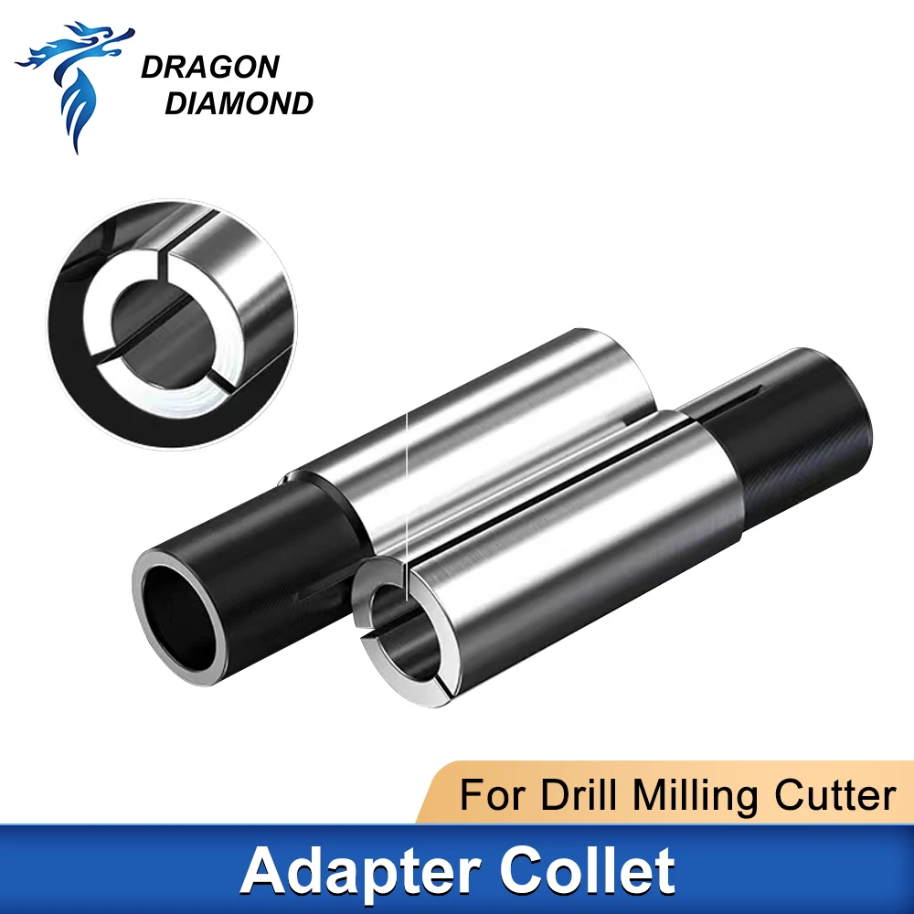 5PCS Adaptor Collet Chuck Conversion Adapter Sleeve Shank Speed Drill For CNC Spindle Milling Machine Tools