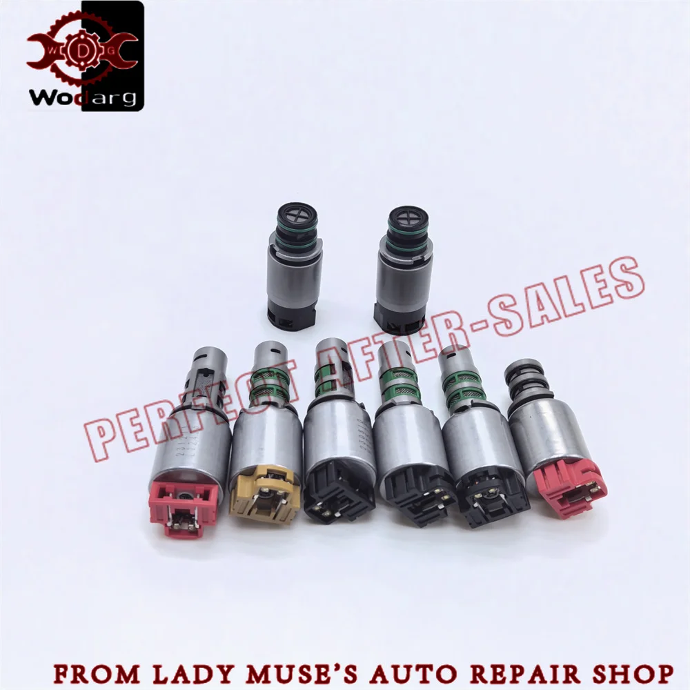 

original 8PCS A6MF1 A6MF2 Auto Transmission Solenoid Valve KIT Suit For Hyundai Kia 2608150 46313-3B000 46313-3B073 463133B075