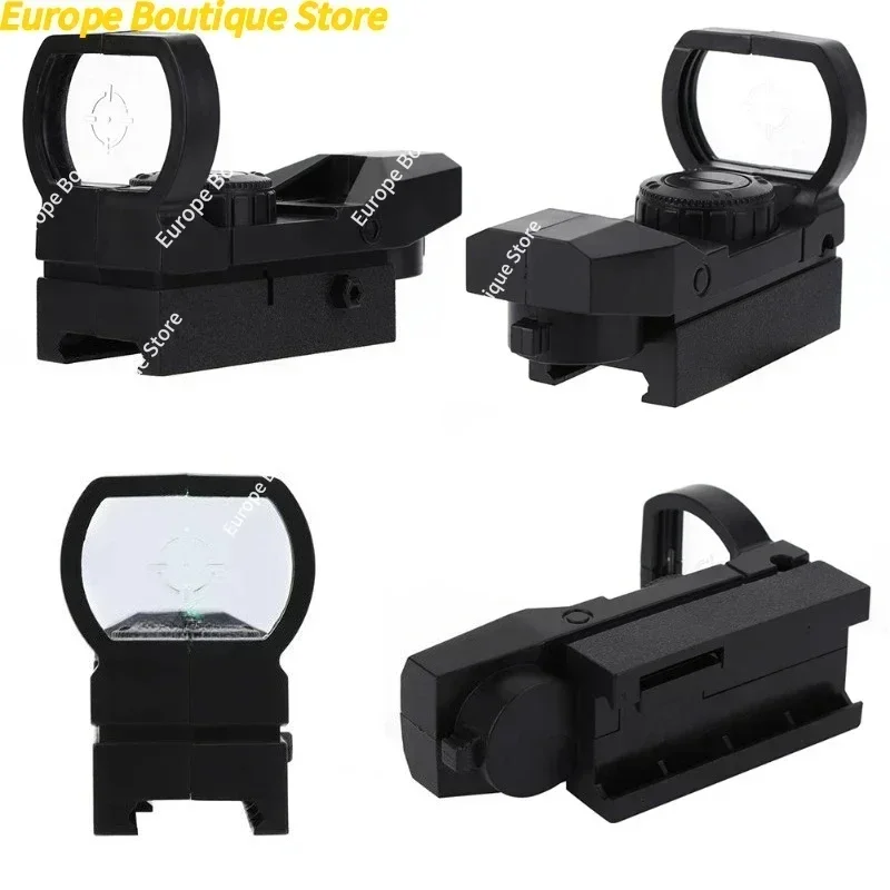 نطاق بندقية ثلاثي الأبعاد نطاق رؤية نقطة حمراء مشاهد مدمجة لبنادق جبل السكك الحديدية 20 مم #2