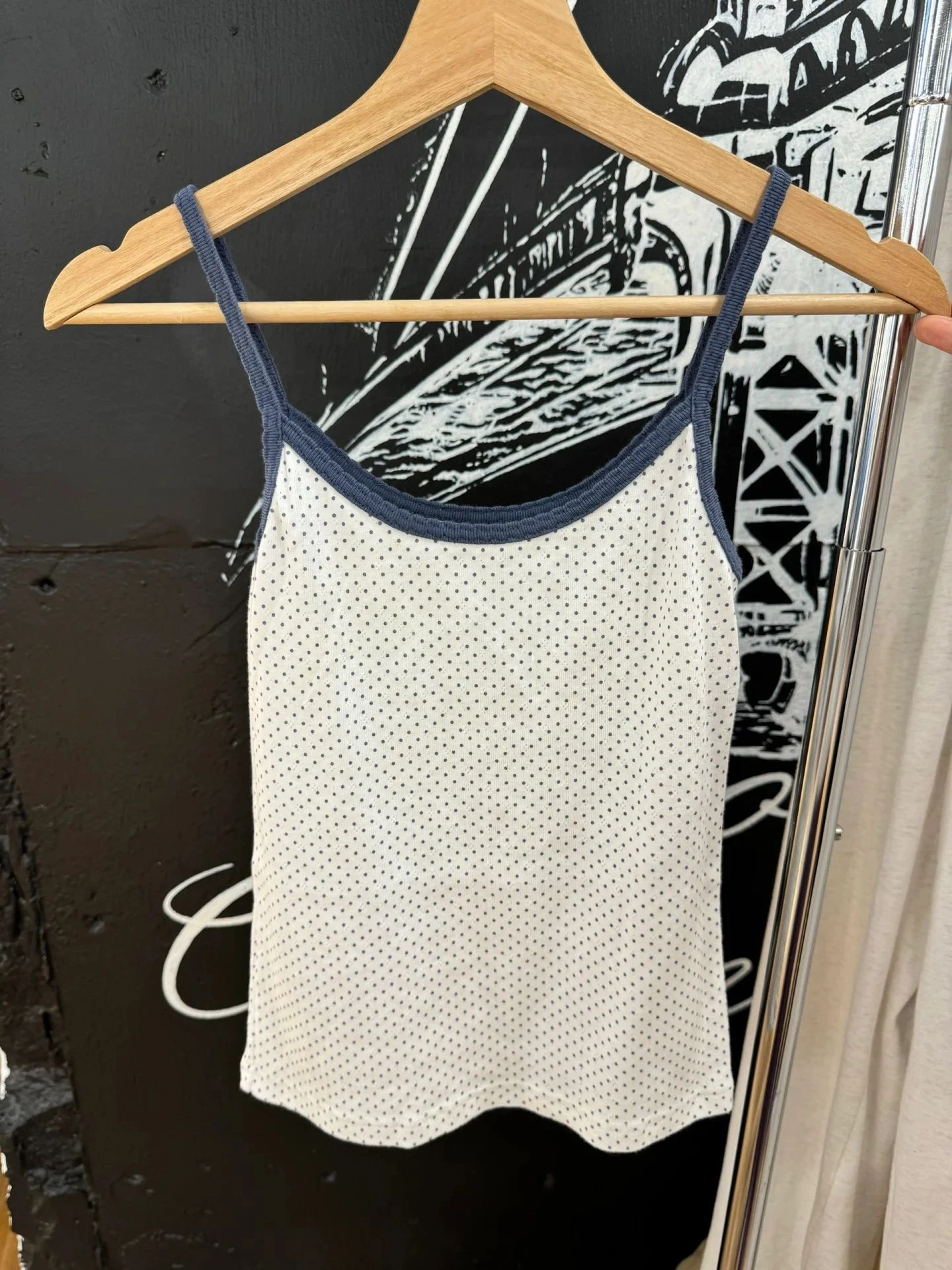 New Dot Slim Tank Top Woman Summer Sleeveless Soft Cotton Casual Camisole Sweet Vintage Streetwear Y2k Crop Tops Cute Vest