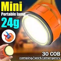 Mini COB Flashlight Keychain Pocket Torches LED Flashlights Portable Hanging Strong Light Outdoor Waterproof Hiking Camping Lamp