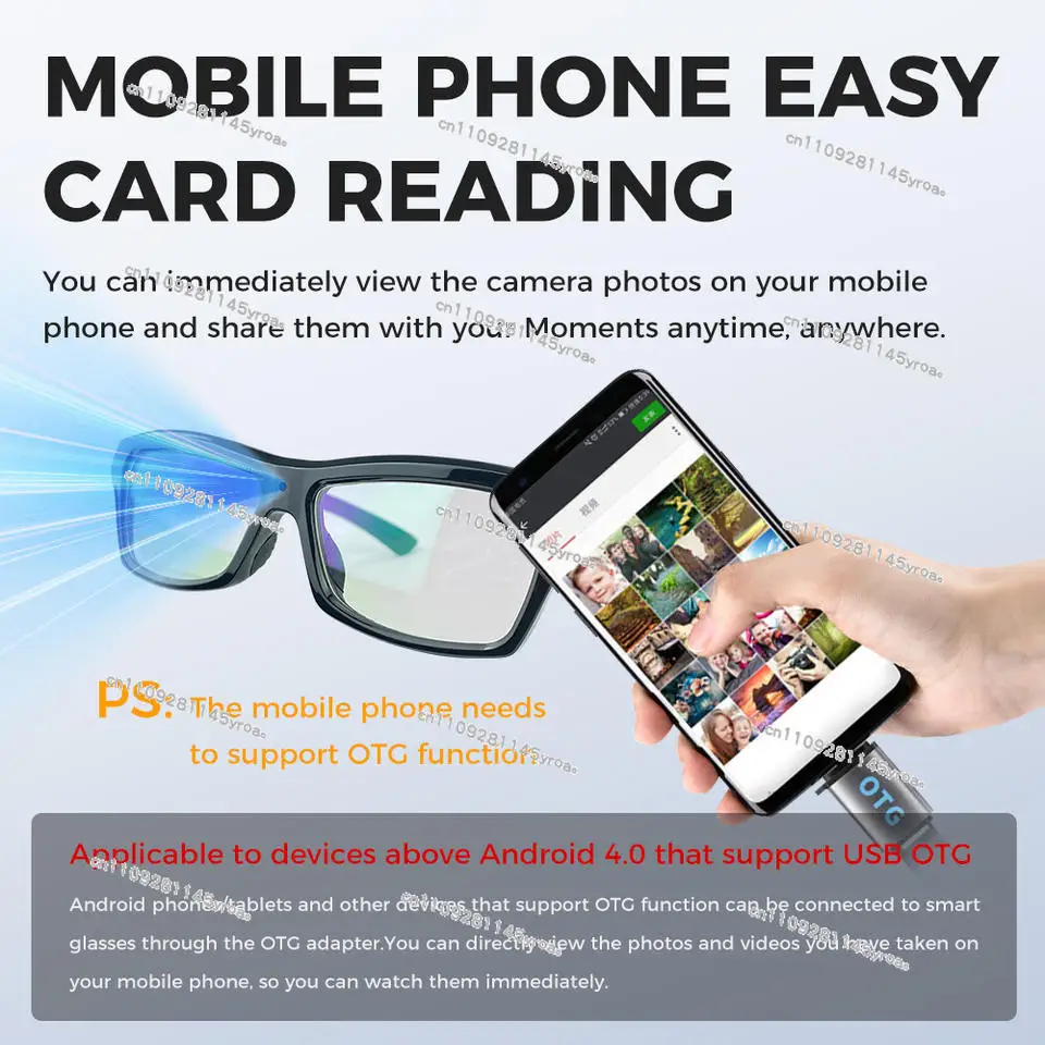 Glasses with A Camera Camera Glasses High Quality HD 1080P 4K Wireless BT5.0 Camera Glasses Video Recording Sport Sunglasses