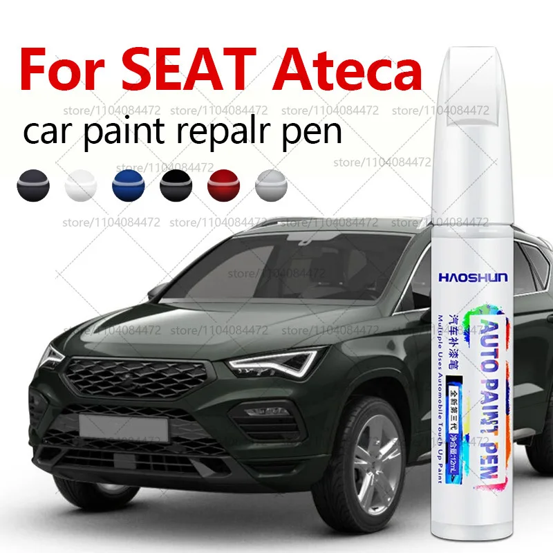 Car Paint Repair Pen For 2016-2025 SEAT Ateca Paint Scratch Repair Accessories White Blue Grey Black White Silver Red