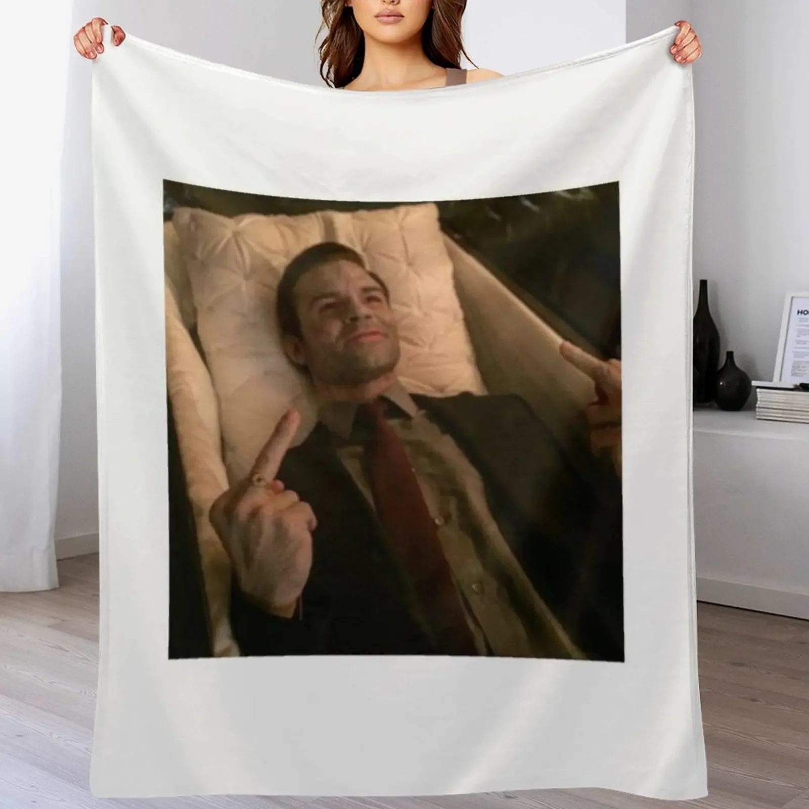 

Daniel Gillies Throw Blanket Travel Size Cozy Blanket for Plane Train