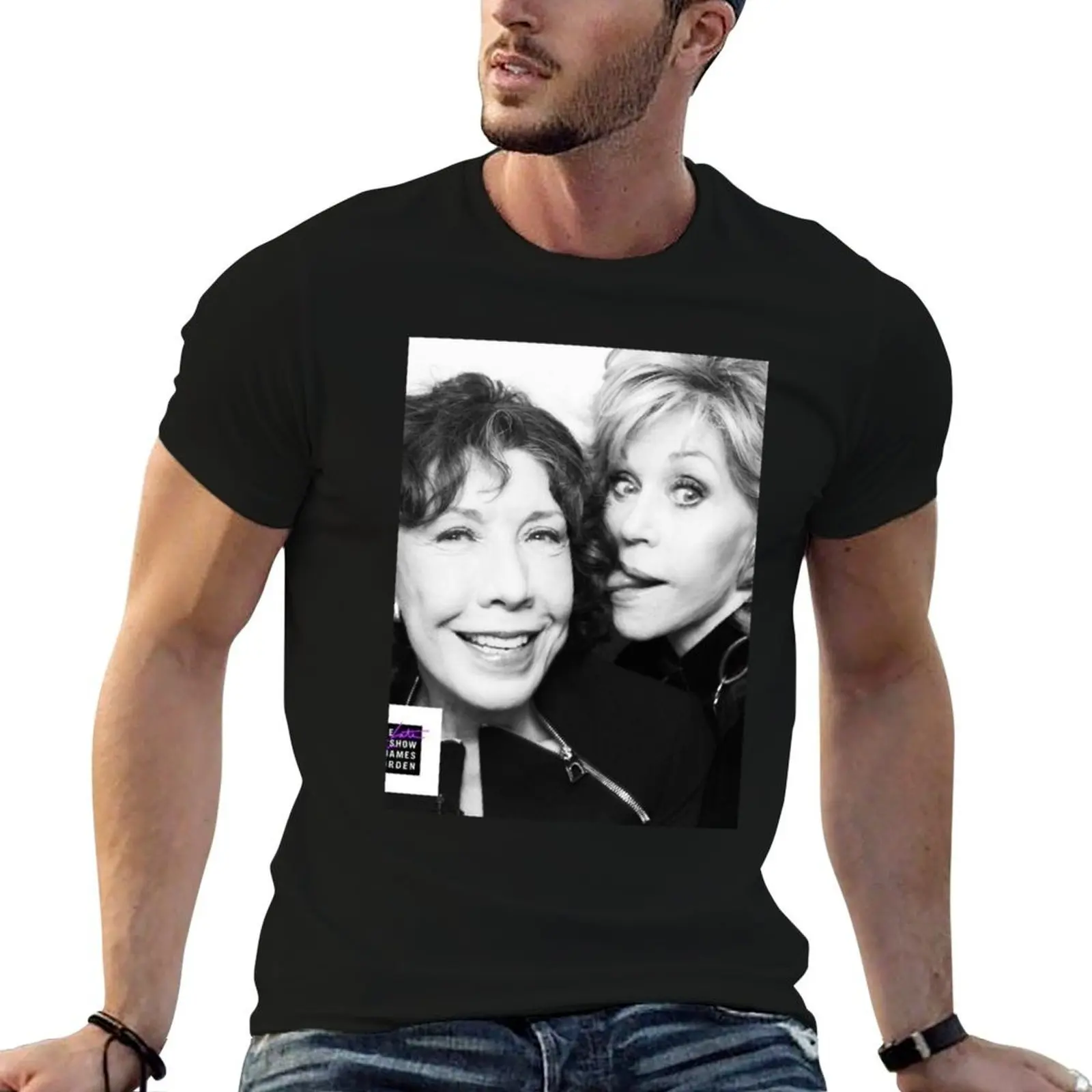 

Jane Fonda and Lily Tomlin T-Shirt t shirts designer funny t shirts dark humor t shirt for man 100 percent cotton T-Shirt