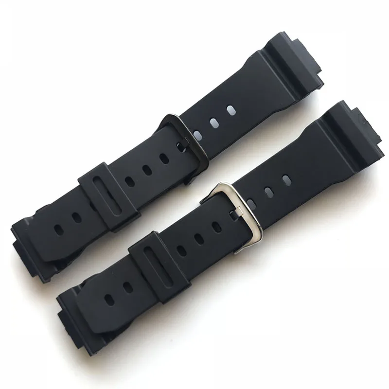 For Casio for G-shock GW M5610 DW 5600 6900 9052 16mm Rubber Watch Strap Silicone Band Plastic PU Watchbands Student Bracelet