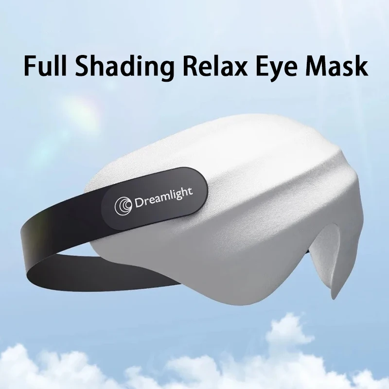 New Dreamlight 4S Pro Portable Full Shading Relax Eye Mask Sleeping Mask Block Out Light for Sleep Aid Soft Pure Silk Eye Mask