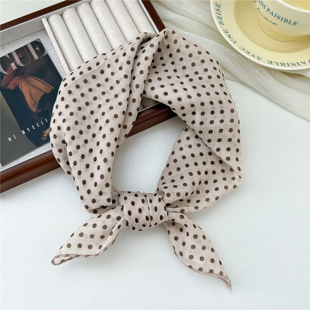 Fashion Printing Silk Small Square Scarf Summer Scarf Women\'s Versatile Small Scarf Head Band Hair Accessories