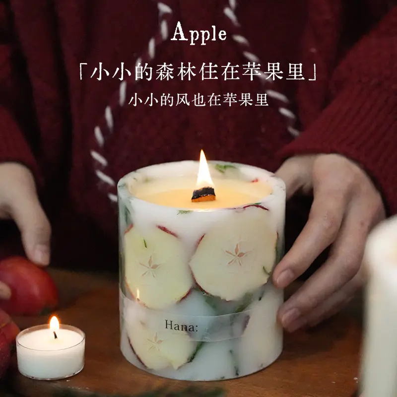 Wild Apple Scented Candle Gift Box for Bedroom Birthday Gift for Girls