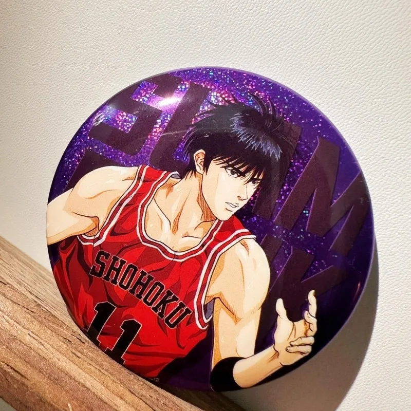 Nouveau Slam Dunk Kaede Rukawa personnage d'anime périphériques Bar Chirp broche personnalité créative fer blanc Badge accessoires cadeaux