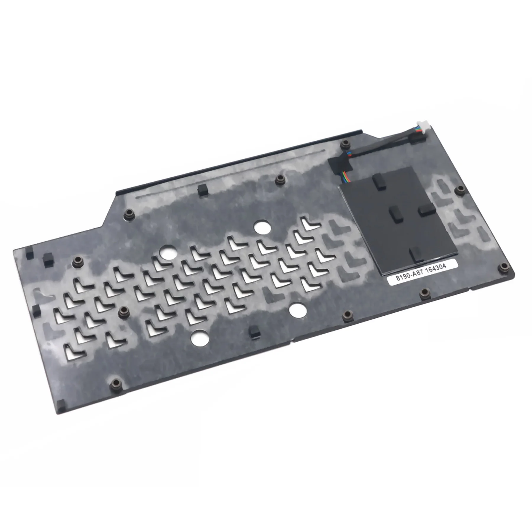 ゲーム用の新しいバックプレート,ビデオカードとrgbバックプレーン,msi gtx 1060, 1070,1070ti,1080,red dragon,クアッドシルバー,デューク,アーマー