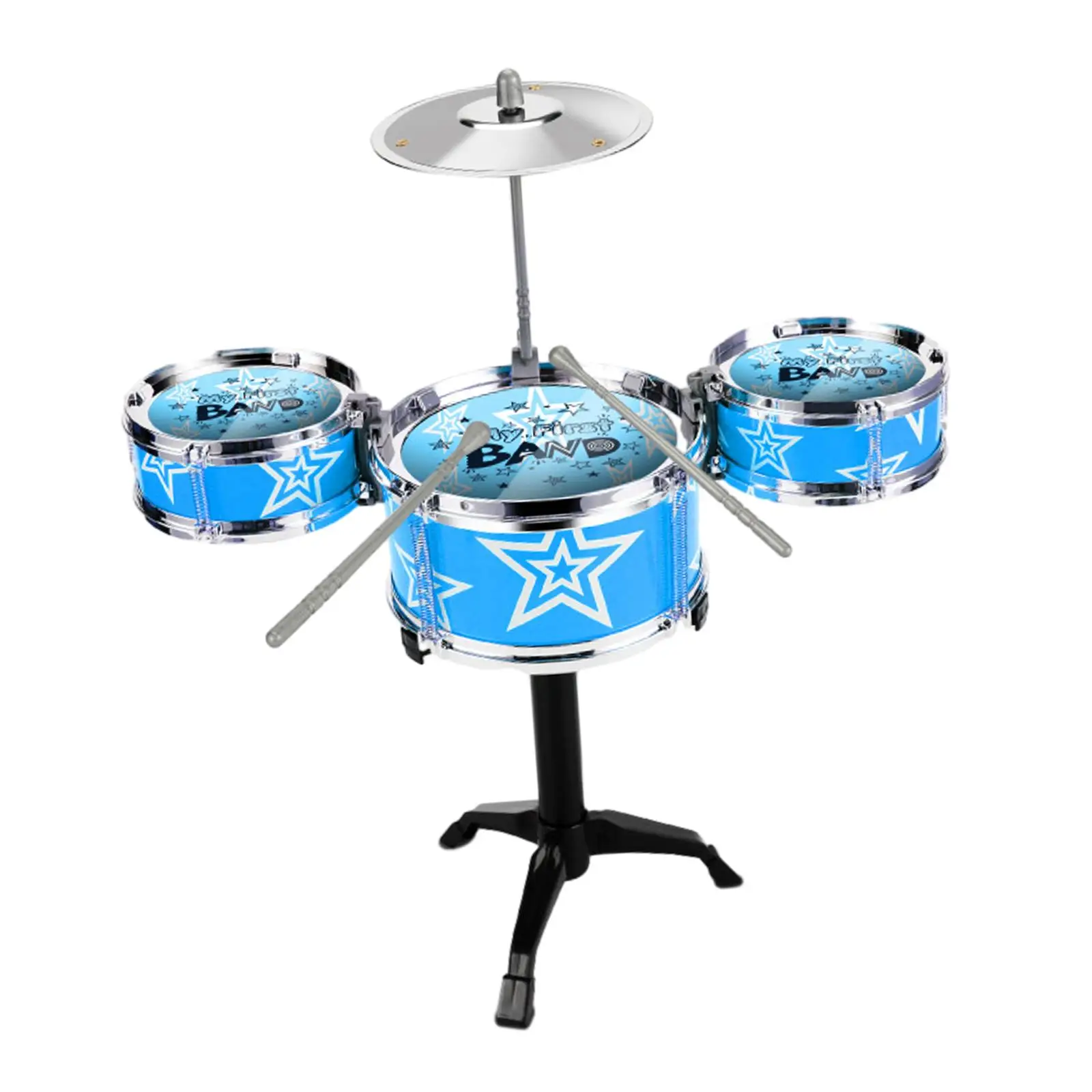 Child Jazz Drum Set Educational Preschool Learning Toy Developmental Percussion Mini for Boys Girls Children Kids Birthday Gifts