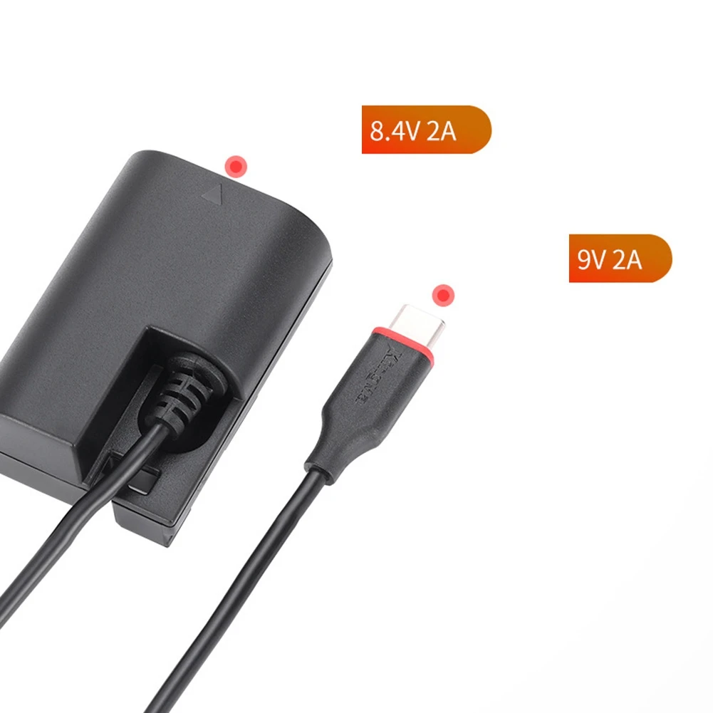 Kabel USB z zasilaniem imitacja baterii i DC do EOS 6D 7D 60D 70D 90D R R5 R6 znak II typ-C E6 E6 ACK-E6 DR-E6