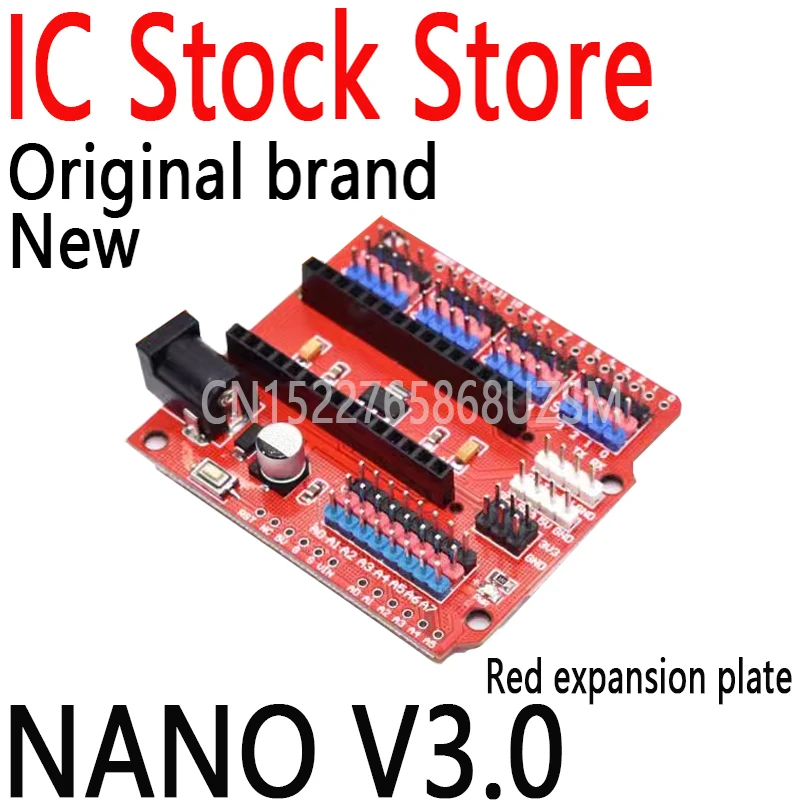 2 uds UNO Shield/Nano Shield para adaptador prototipo Shield y UNO multiusos para placa de expansión Arduino NANO V3.0