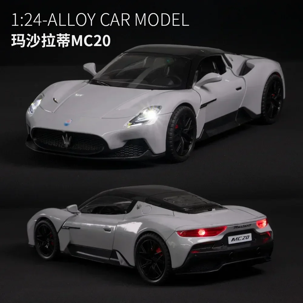 1:24 Maserati MC20 sports car High Simulation Diecast Car Metal Alloy Model Car Children\'s toys collection gifts A577