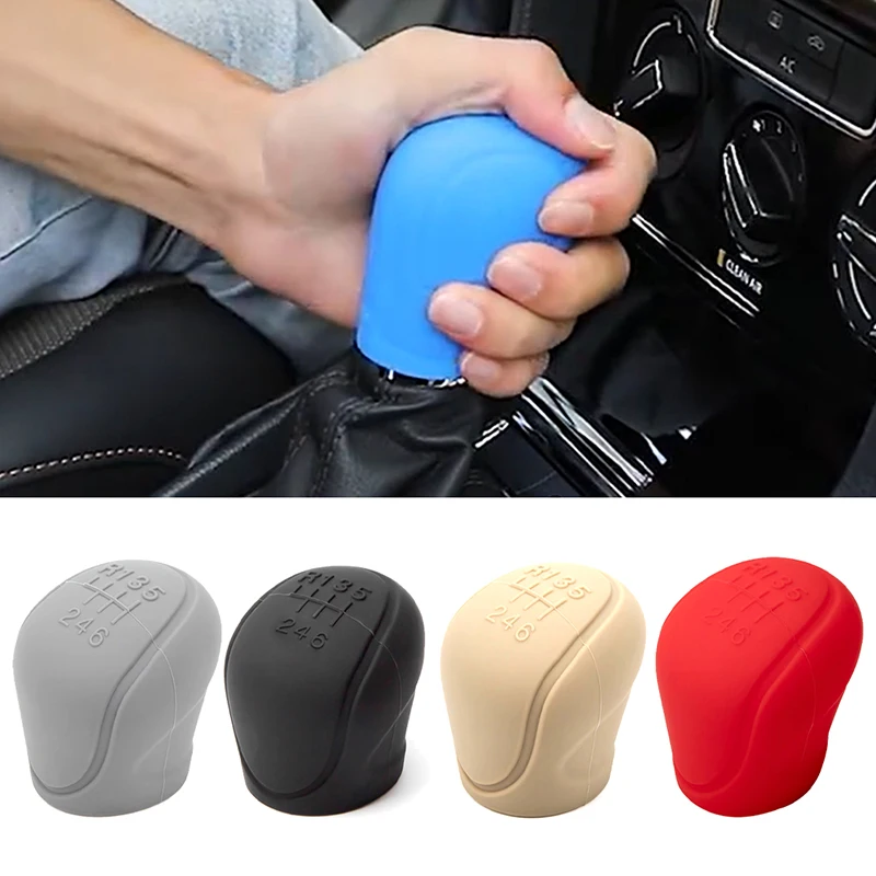 1PC Car Silicone Gear Cover Non-slip And Wear-resistant Ford Gear Cover Gear Lever Cover Car Gear Cover Car Interior Accessories