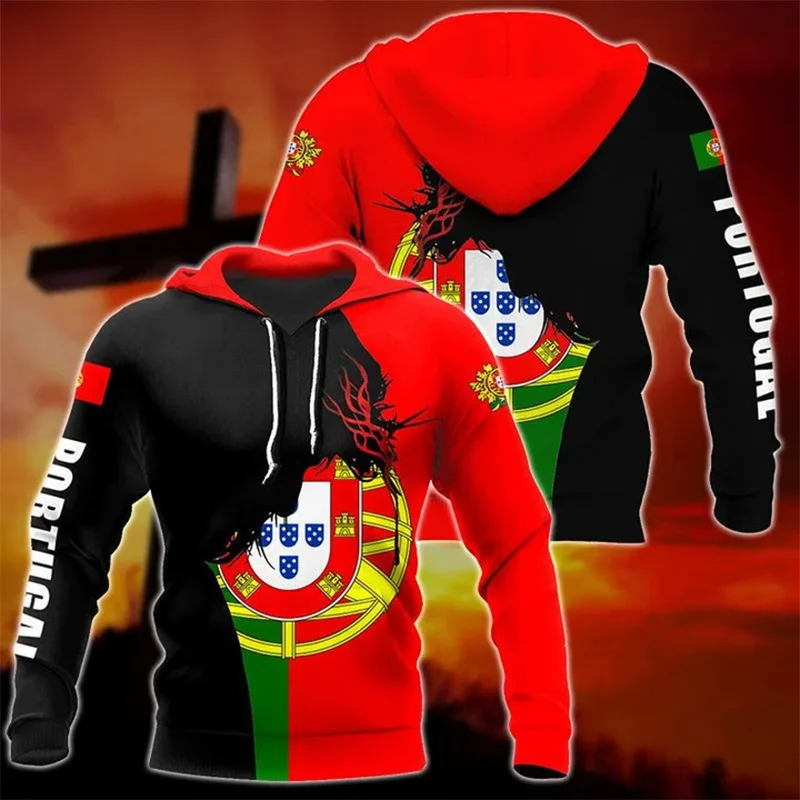 

3D Christian Jesus Bless All Printed Hoodies For Men Crucifix Graphic Hooded Sweatshirts Kid Fashion Cool Pullover Harajuku Tops