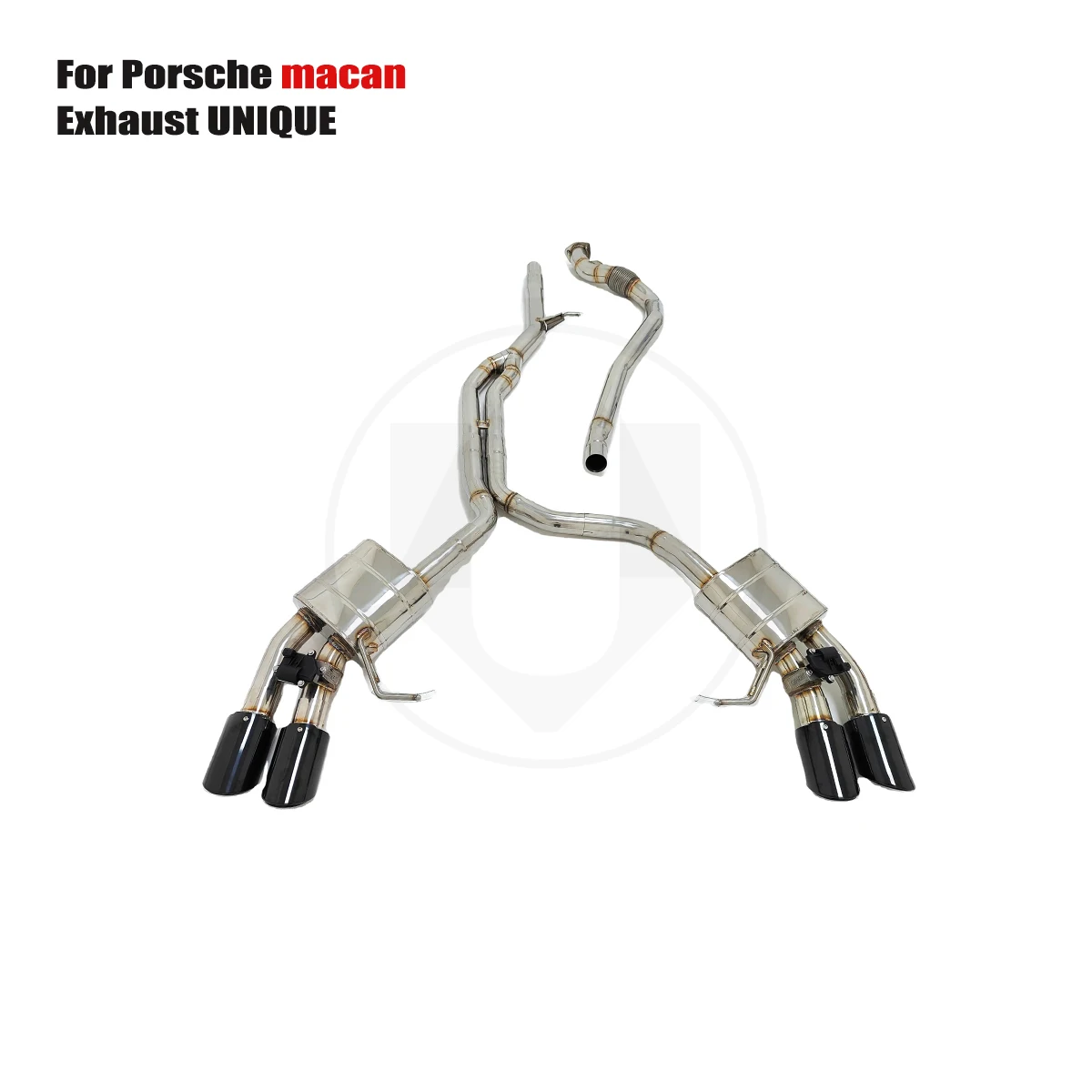 UNIQUE For Porsche macan 2.0t performance valve exhaust system ss304 exhaust muffler