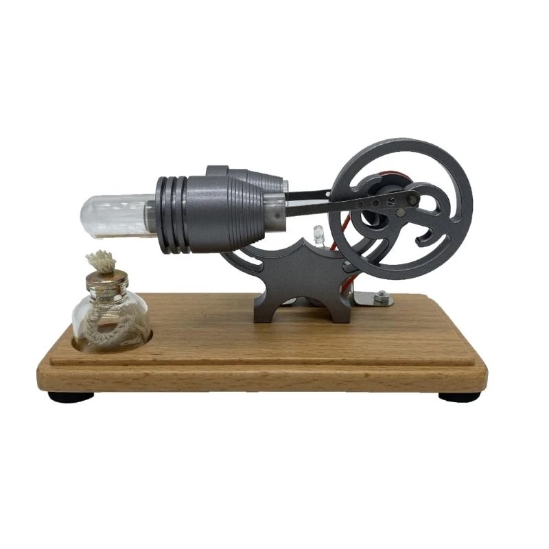 Stirling Engine Model Hot Air Stirling Engine Motor Model Physical Science Education Toy for Student Challenging Gift K92C