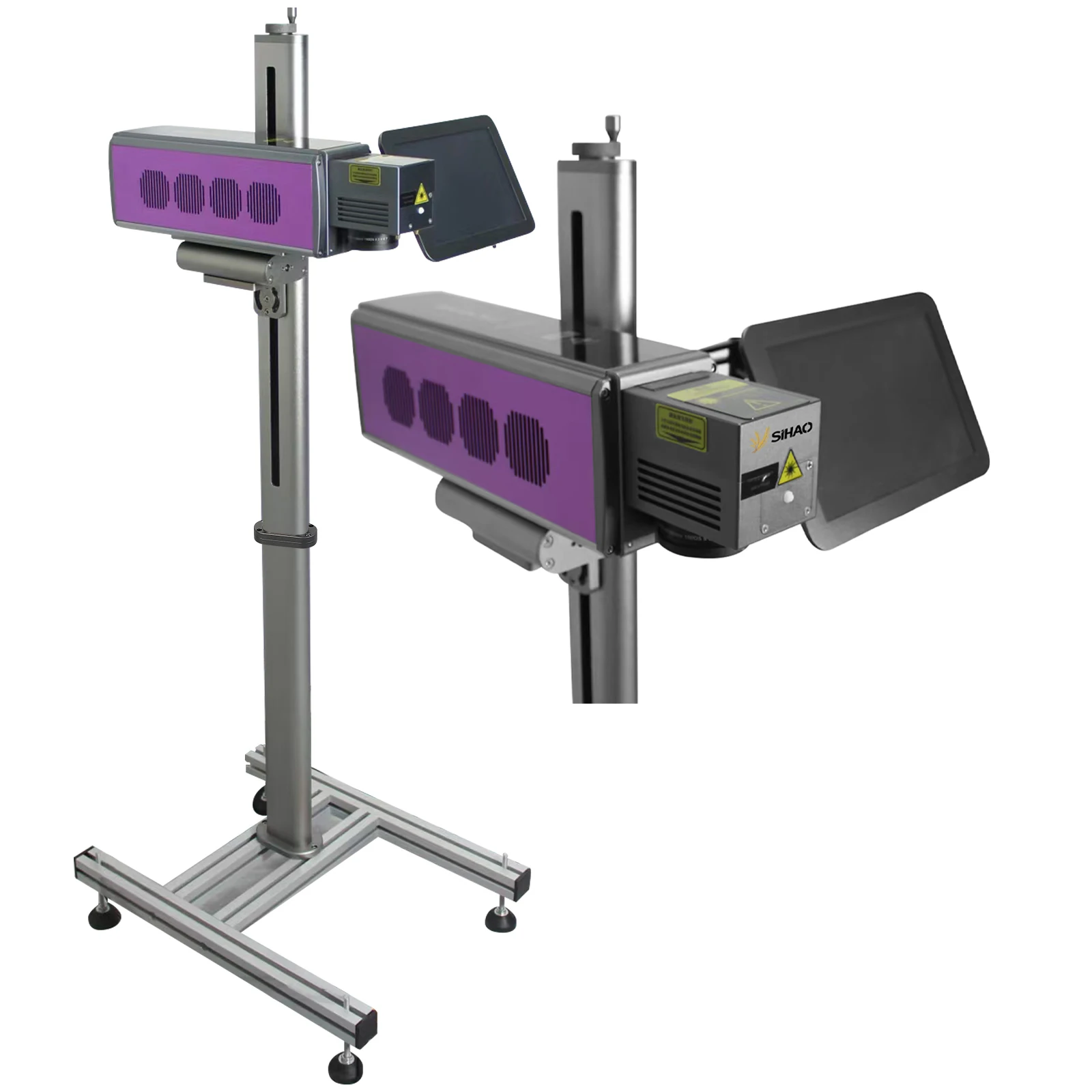 

SIHAO Automatic & Semi-automatic Laser Marking Machine for Nameplate Engraving, Stainless Steel Flying Laser Marking Machine