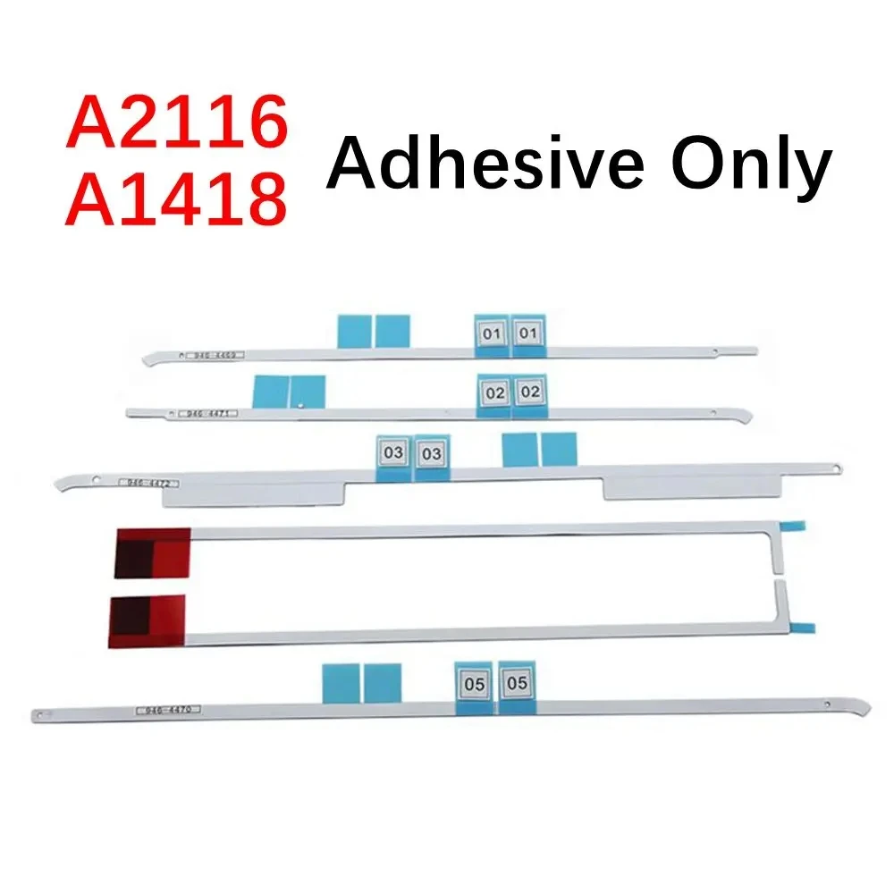 LCD Display Screen Adhesive Strip Sticker Tape + Opening Tool Kit for Apple iMac 21.5" A1418 A2116 27" A1419 A2115